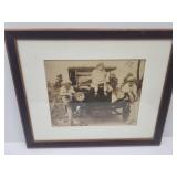 Framed Old Times Picture 22x18