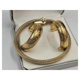 Vintage Grosse Bracelet 1970's Germany w Earrings