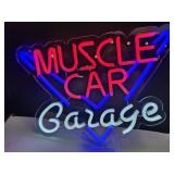 New Muscle Car Garage LED Neon Sign 14.5 x10.5'