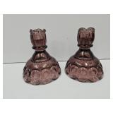 2-   5' high Amethyst Moon & Stars Candle Holders