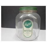VTG Bunte Cinnamon Ball Counter Jar w Lid  8.5'H