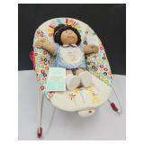 Cabbage Patch Priscilla Doll w/COA Baby Bouncer