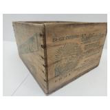 Vintage Wood Advertising Crate