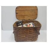 VHS Tapes, Picnic Basket (see Condition)