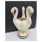 Vintage Hand Painted Japan Planter 8.5' Tall