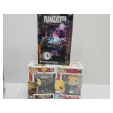 2 Funko Pops  & Frankenstein Unknown if Complete