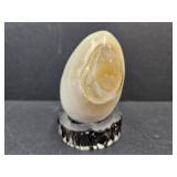 Marble Egg with Display Stand