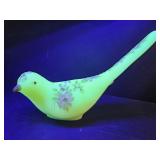 Uranium Hand Painted& Signed  Happinesss  Bird