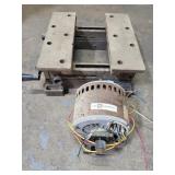 Bench Top Wood Clamp & Motor UNTESTED AS IS