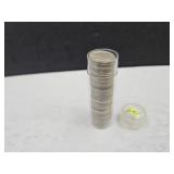 Tube of 1964 Roosevelt Silver Dimes