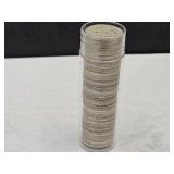 Tube of 1964 Roosevelt Silver Dimes