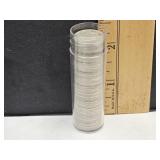 Tube of 1957 Roosevel Silvr Dimes