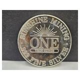 1 Troy Oz. Silver Round