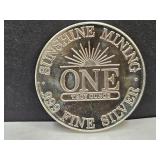 1 Troy Oz. Silver Round