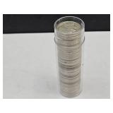 Tube of 1961 Roosevelt Silver Dimes