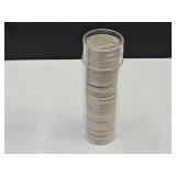 Tube of 1961 Roosevelt Silver Dimes