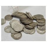 Tube of 1963 Roosevelt Silver Dimes