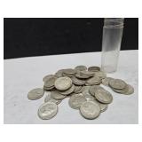 Tube of 1963 Roosevelt Silver Dimes