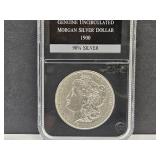 1900 UNC Morgan Silver Dollar