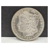 1880 S Morgan Silver Dollar Coin