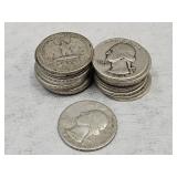 20- 1944 Washington Silver Quarters