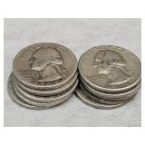 10- 1944 Washington Silver Quarters