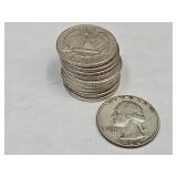 11- 1964 Washington Silver Quarters