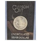 1885 CC UNC Morgan Silver Dollar Coin