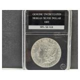 1883 O UNC Morgan Silver Dollar