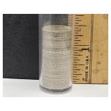 Partial Tube of 1952 Roosevelt Silver Dimes
