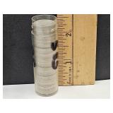 Tube of 1953 Roosevelt Silver Dimes