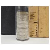 Partial Tube of 1951 Roosevelt Silver Dimes