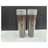 2- Tubes of 1907 Indian Head Pennies