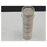 Tube of 1957 Roosevelt Silver Dimes