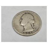 1934 Washington Silver Quarter