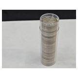 Tube of 1958 Roosevelt Silver Dimes