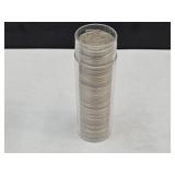Tube of 1960 Roosevelt Silver Dimes