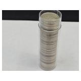 Tube of 1959 Roosevelt Silver Dimes