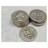 15- 1934 Washington Silver Quarters