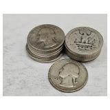 15- 1934 Washington Silver Quarters