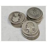 15- 1934 Washington Silver Quarters