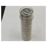 Tube of 1964 Roosevelt Silver Dimes