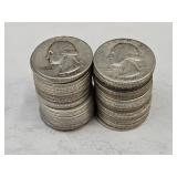 40- 1946 Washington Silver Quarters