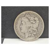 Damaged Morgan Silver Dollar Coin