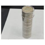 Tube of 1964 Roosevelt Silver Dimes