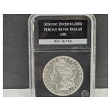 1880 O UNC Silver Morgan Dollar