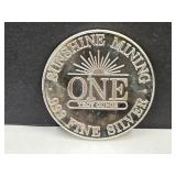 1 Troy Oz. Silver Round
