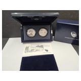 2013W Silver Eagle 2 Coin Set