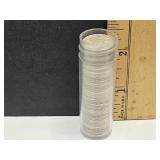 Tube of 1957 Roosevelt Silver Dimes