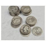 36- 1934 Wshington Silver Quarters